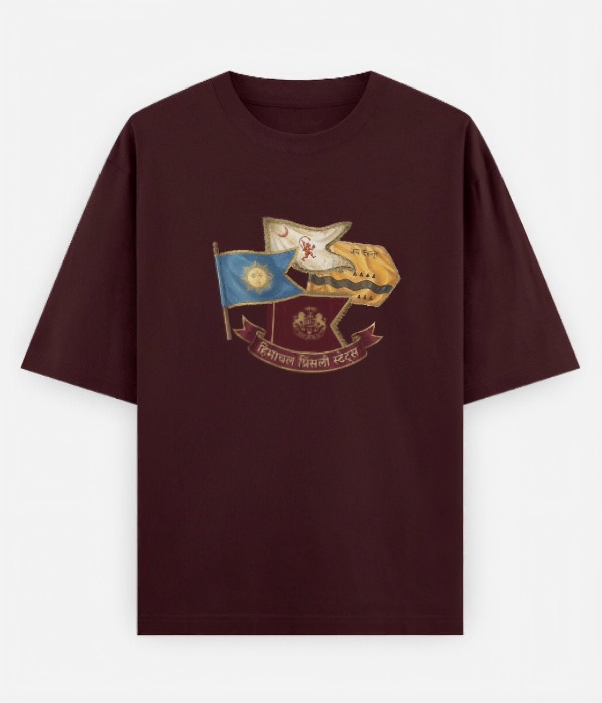 HIMACHALI PRINCELY STATES FLAG TSHIRT