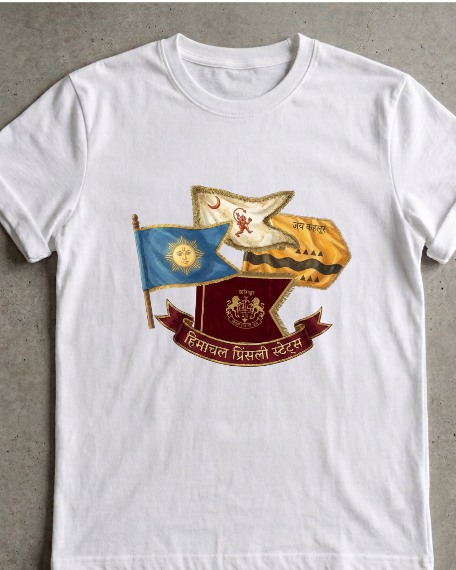 HIMACHALI PRINCELY STATES FLAG TSHIRT