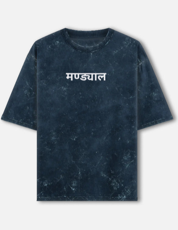 Acid wash Mandyal tshirt